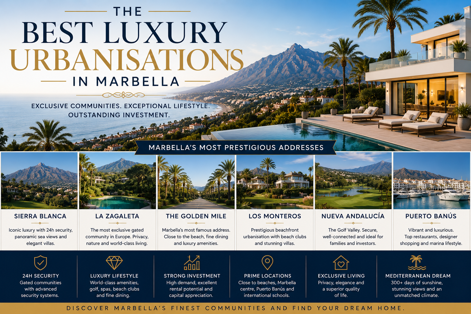 Best Luxury Urbanisations in Marbella