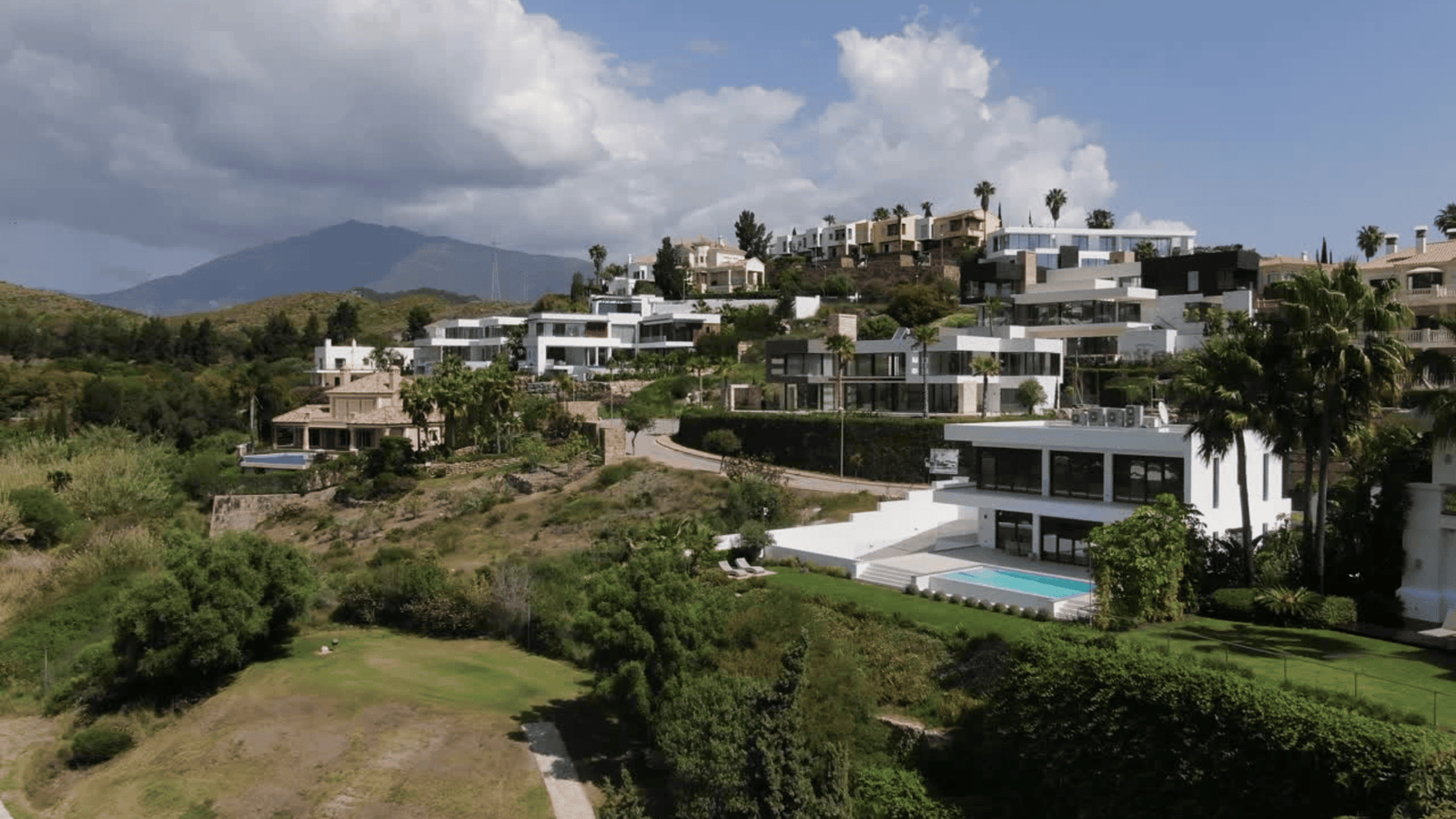 Contemporary luxury villas and homes in the hills of Marbella, Spain